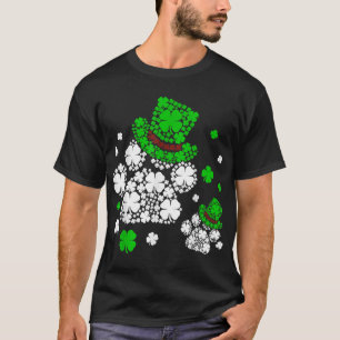 Camiseta Dia de São Patrício De Paw Hat Leprechaun Ca