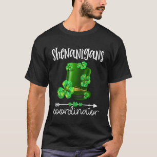 Camiseta Dia de São Patrício de Professores Coordenadores S