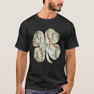 Camiseta Dia de São Patrício de Shamrock Baseball Pitcher H
