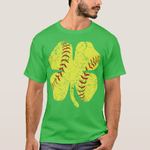 Camiseta Dia de São Patrício De Softball Para Rapazes Menin