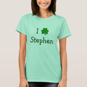 Camiseta Dia de São Patrício de TEXTO do Green I Shamrock