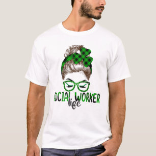 Camiseta Dia de São Patrício De Trabalho Social Irlandês Sh