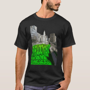 Camiseta Dia de São Patrício de Tradição Verde Tintos do Ch