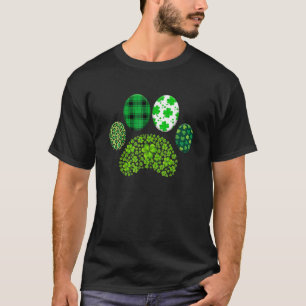 Camiseta Dia de São Patrício De Vestuário De Cães Corto