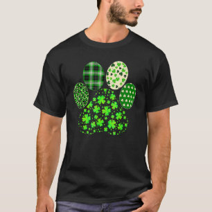 Camiseta Dia de São Patrício De Vestuário De Cães Cortos Ir