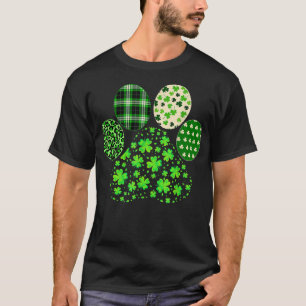 Camiseta Dia de São Patrício De Vestuário De Cães Cortos Ir