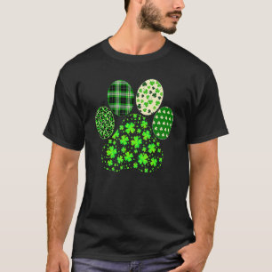 Camiseta Dia de São Patrício De Vestuário De Cães Cortos Ir