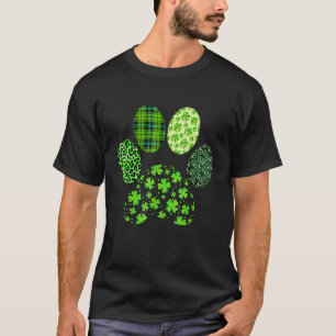 Camiseta Dia de São Patrício De Vestuário De Cães Cortos Ir