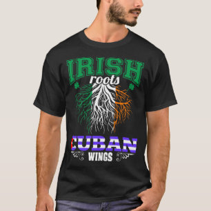 Camiseta Dia de São Patrício de Wings Cubanas na Irlanda