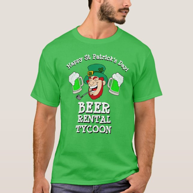 Camiseta Dia de São Patrício Dif Idea Pai VELOCIDADE (Frente)