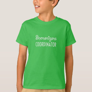 Camiseta Dia de São Patrício do Coordenador Shenanigans