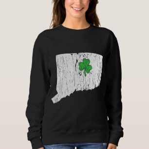 Camiseta Dia de São Patrício do Estado de Connecticut Conne