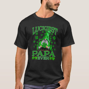 Camiseta Dia de São Patrício dos Gnomos do Papa Mais Sortud