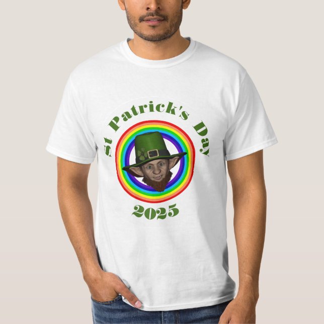 Camiseta Dia de São Patrício engraçado 2025 (Frente)