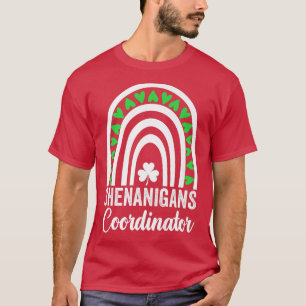 Camiseta Dia de São Patrício Engraçado do Coordenador Shena