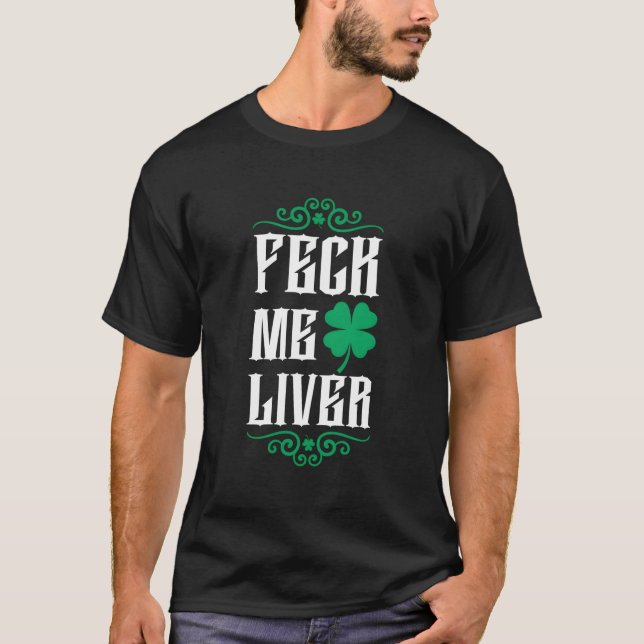 Camiseta Dia de São Patrício Engraçado Me Incomode Com Gráf (Frente)