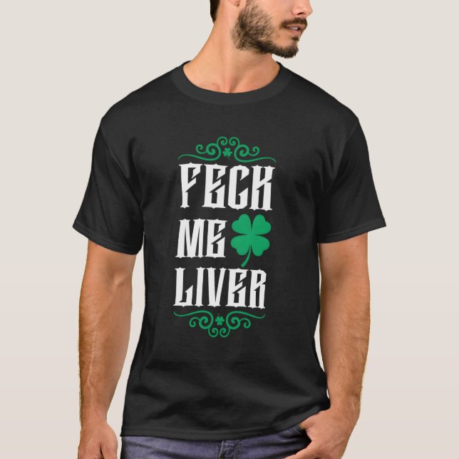 Camiseta Dia de São Patrício Engraçado Me Incomode Com Gráf (Frente)