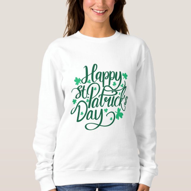 Camiseta Dia de São Patrício feliz (Frente)