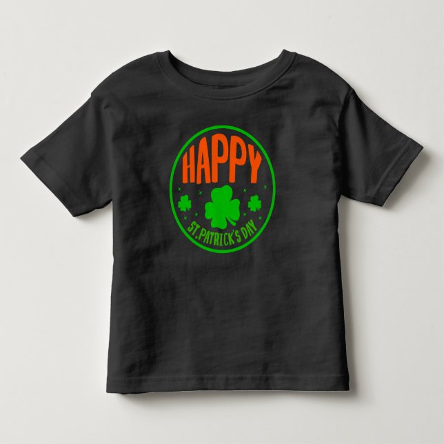 Camiseta Dia de São Patrício feliz (Frente)