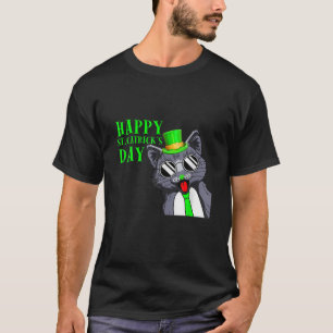 Camiseta Dia de São Patrício Feliz Rua Carrinho-Gatinho-G
