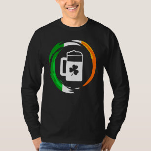 Camiseta Dia de São Patrício Funny Beer Bebendo da Irlanda 