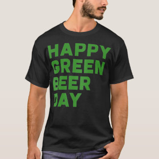 Camiseta Dia de São Patrício Funny Green Beer Bebendo Irlan