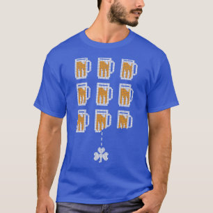 Camiseta Dia de São Patrício Gamer Beer Glass Vide