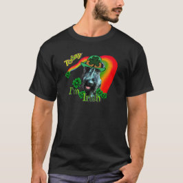 Camiseta Dia de São Patrício Giant Schnauzer