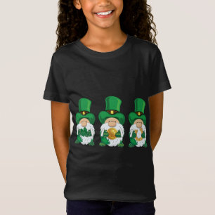 Camiseta Dia de São Patrício, gnomos verdes, ditado irlandê