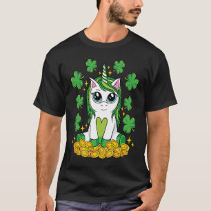Camiseta Dia de São Patrício Grito Irlandês do Unicórn Lepr