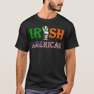 Camiseta Dia de São Patrício irlandês americano
