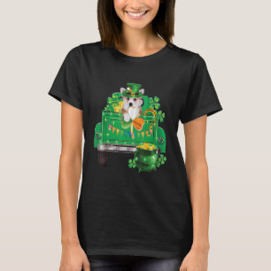 Camiseta Dia de São Patrício irlandês Corgi Funny Leprechau
