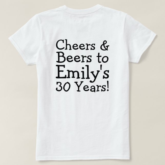 Camiseta Dia de São Patrício Irlandês Jig, Foto Frame Head (Verso do Design)