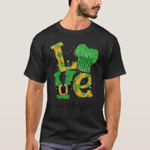 Camiseta DIA DE SÃO PATRÍCIO Lady Life do almoço do amor