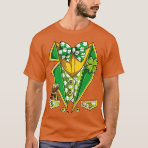 Camiseta Dia de São Patrício Leprechaun Costume Engraçado N