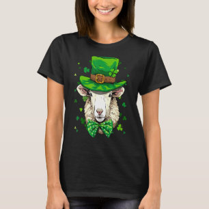 Camiseta Dia de São Patrício Leprechaun Sheb Shamrock Ir
