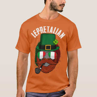 Camiseta Dia de São Patrício Lepretalian italiano italiano