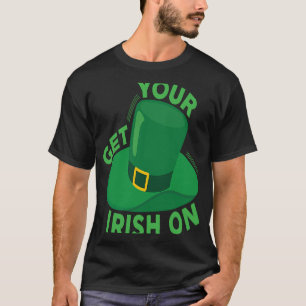Camiseta Dia de São Patrício Ligue seu irlandês