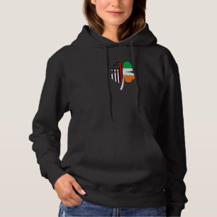 Camiseta Dia de São Patrício Linha Vermelha Fina Bandeira I