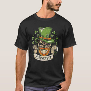 Camiseta Dia de São Patrício Lucky Green Patrick Shamrock S