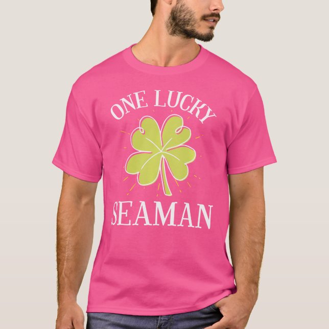 Camiseta Dia de São Patrício Lucky Seaman (Frente)