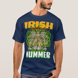 Camiseta Dia de São Patrício Mummers Day Irish Mummer Engra