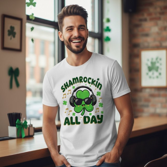 Camiseta Dia de São Patrício o Dia Inteiro  (Criador carregado)