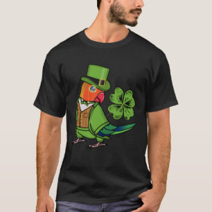 Camiseta Dia de São Patrício Papagaio I Fischers Lovebird