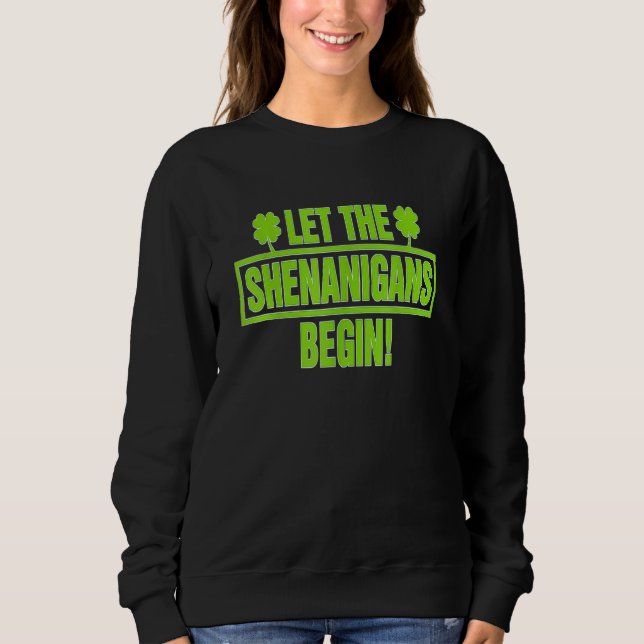 Camiseta Dia de São Patrício Para Mulheres (Frente)