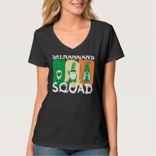 Camiseta Dia de São Patrício Parte Irlandês Sorte Trevo Dia