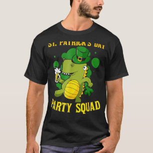 Camiseta Dia de São Patrício Party Squad Ireland Green Rua 