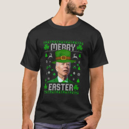 Camiseta Dia de São Patrício Páscoa de feliz Joe Biden Hat 