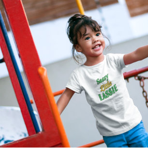 Camiseta Dia de São Patrício Pequena Garotinha Atrevida 