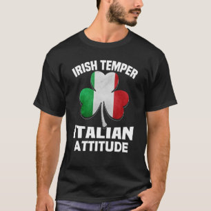 Camiseta Dia de São Patrício pijamas Irish Temper Italiano